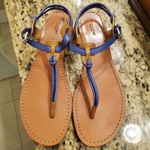Coach New York Leather Sandals "Clarksen"